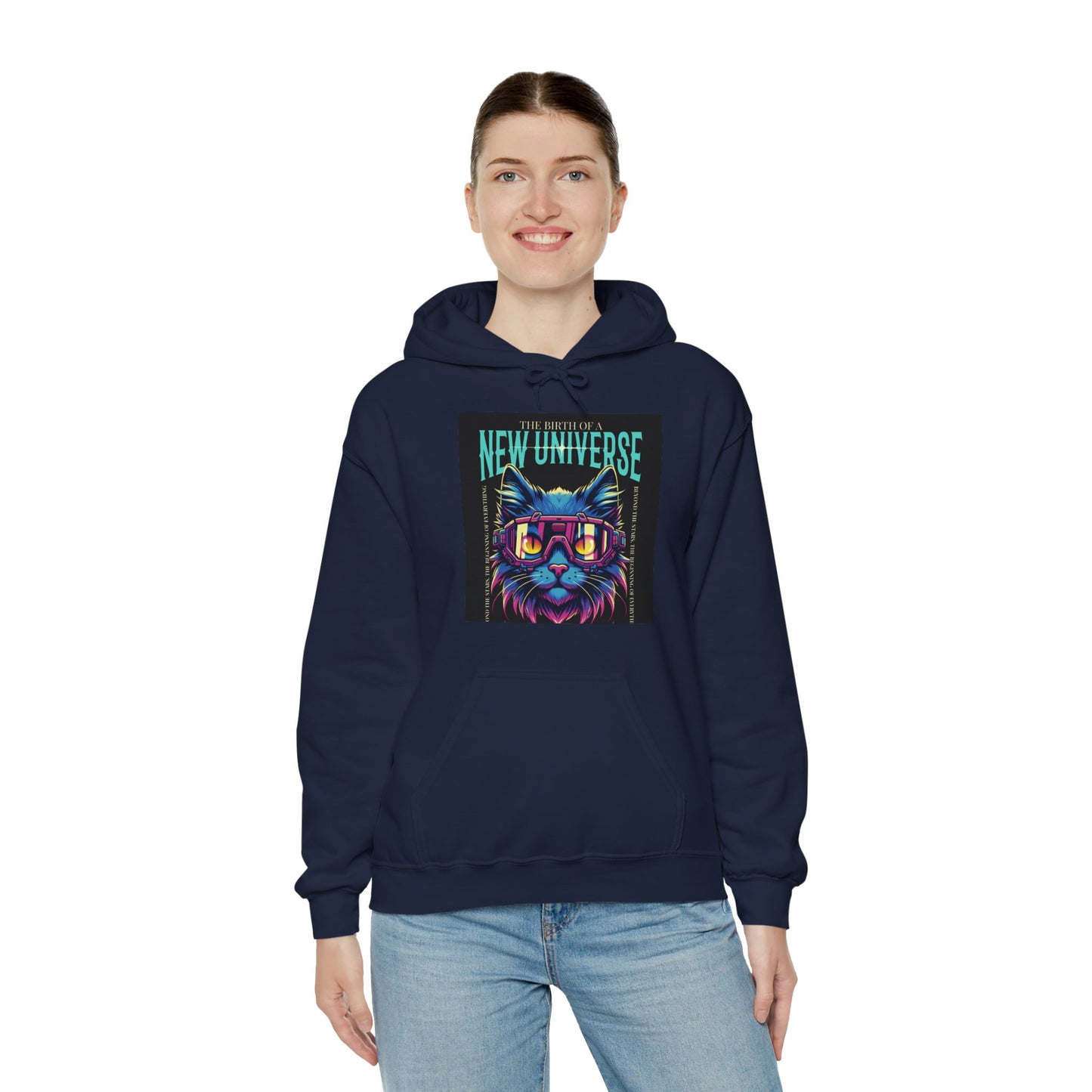 Cosmic Cat Hoodie - 'The Best of a New Universe'