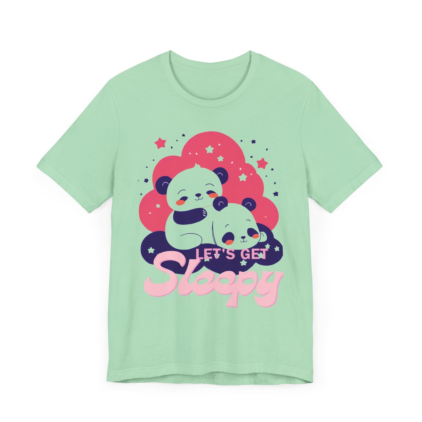 Cute Panda Sleepy Unisex Tee - Perfect for Cozy Days and Gift Giving