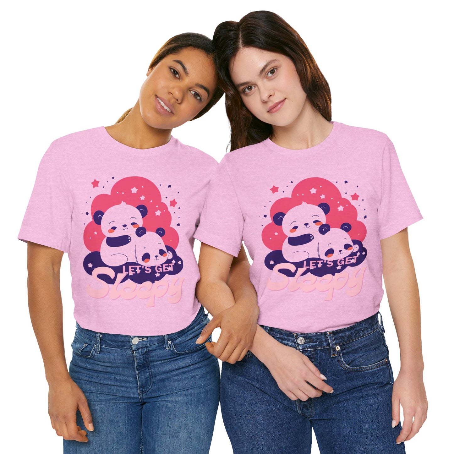 Cute Panda Sleepy Unisex Tee - Perfect for Cozy Days and Gift Giving