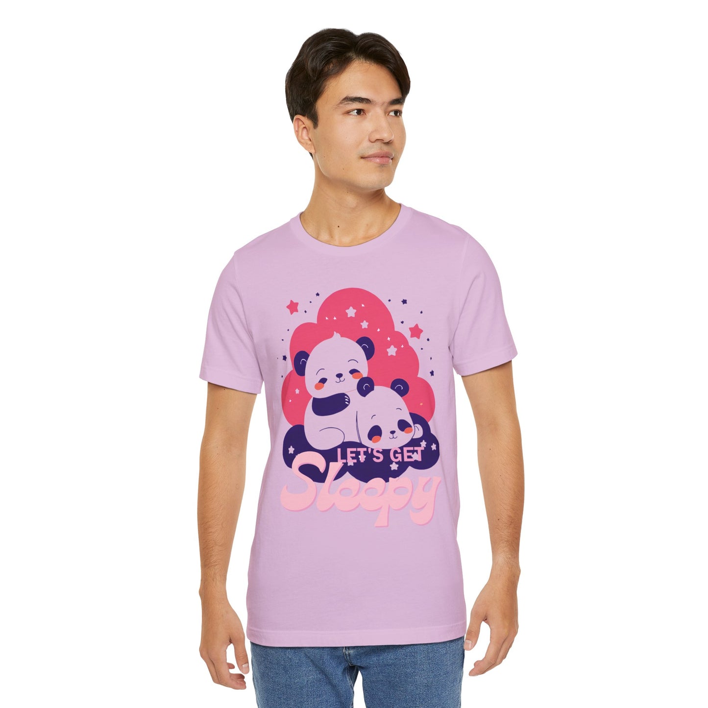 Cute Panda Sleepy Unisex Tee - Perfect for Cozy Days and Gift Giving