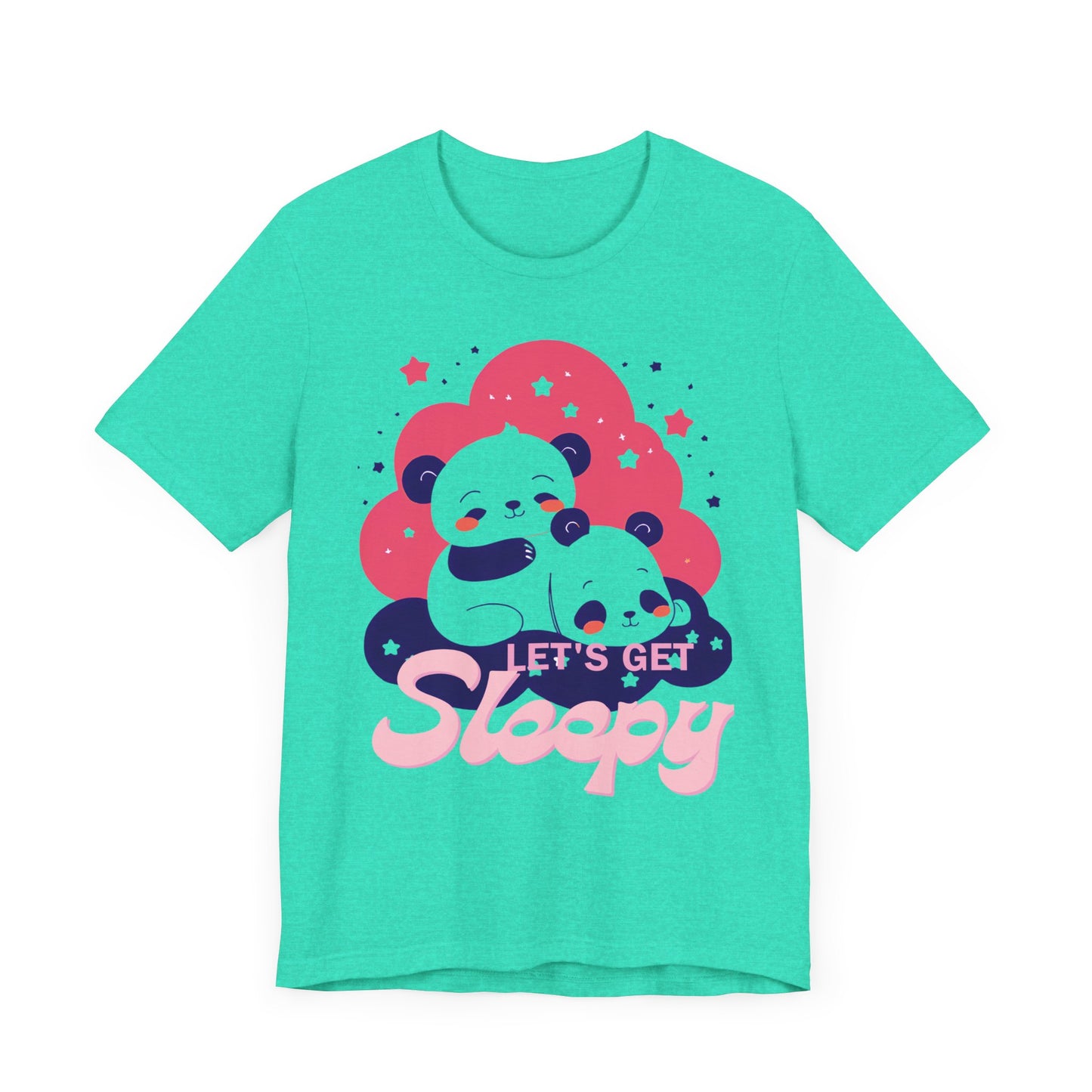 Cute Panda Sleepy Unisex Tee - Perfect for Cozy Days and Gift Giving