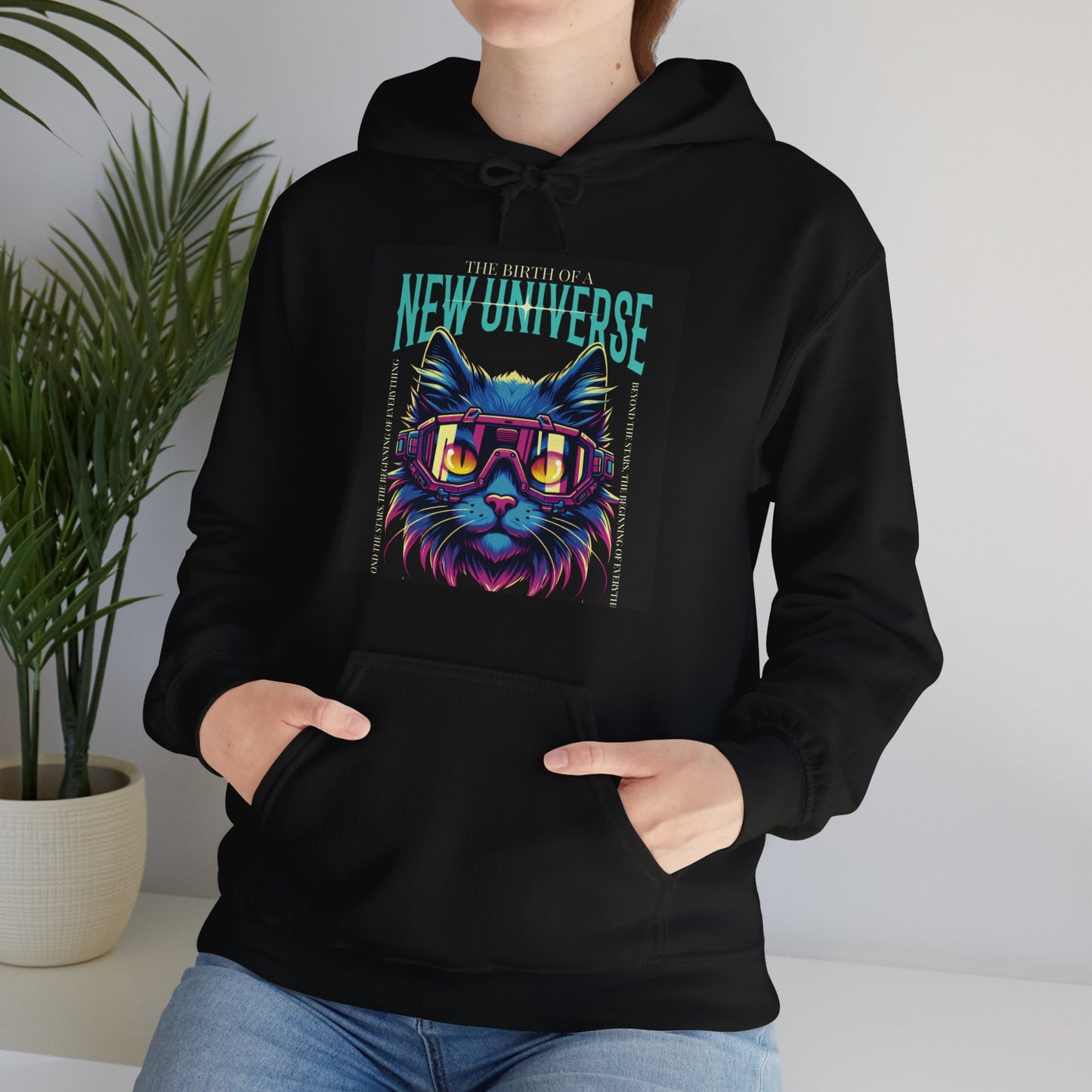 Cosmic Cat Hoodie - 'The Best of a New Universe'