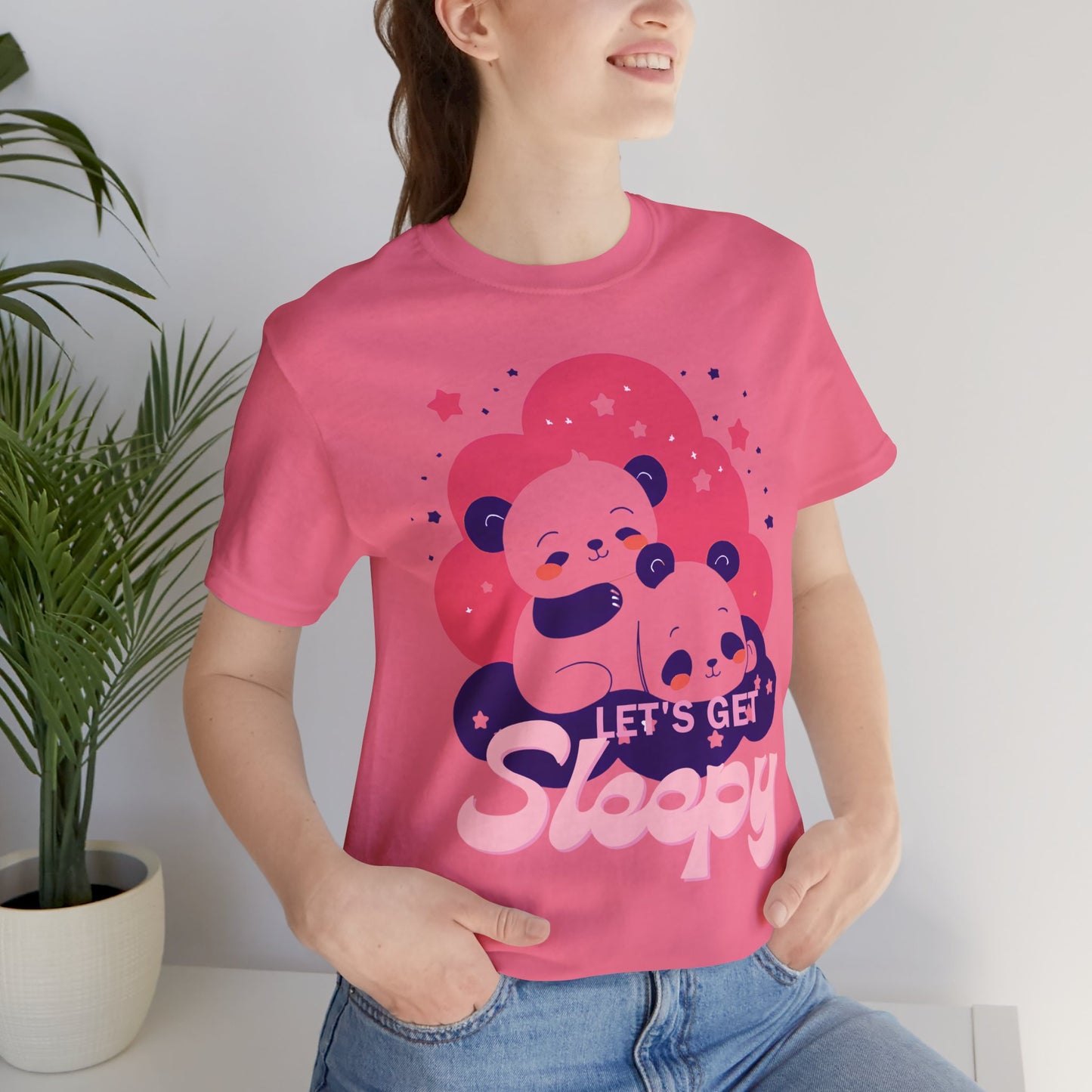 Cute Panda Sleepy Unisex Tee - Perfect for Cozy Days and Gift Giving
