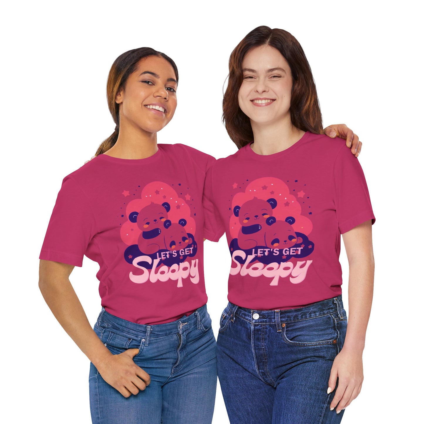 Cute Panda Sleepy Unisex Tee - Perfect for Cozy Days and Gift Giving