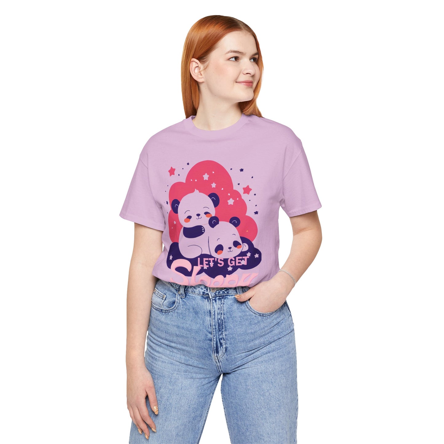Cute Panda Sleepy Unisex Tee - Perfect for Cozy Days and Gift Giving