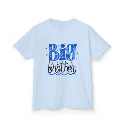 Big Brother Kids Heavy Cotton Tee - Fun & Cute Sibling Shirt