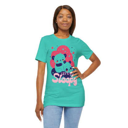 Cute Panda Sleepy Unisex Tee - Perfect for Cozy Days and Gift Giving