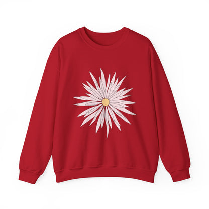 Floral Graphic Unisex Crewneck Sweatshirt - Cozy Comfort for Any Occasion