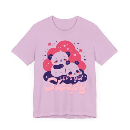 Cute Panda Sleepy Unisex Tee - Perfect for Cozy Days and Gift Giving