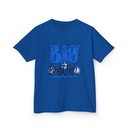 Big Brother Kids Heavy Cotton Tee - Fun & Cute Sibling Shirt