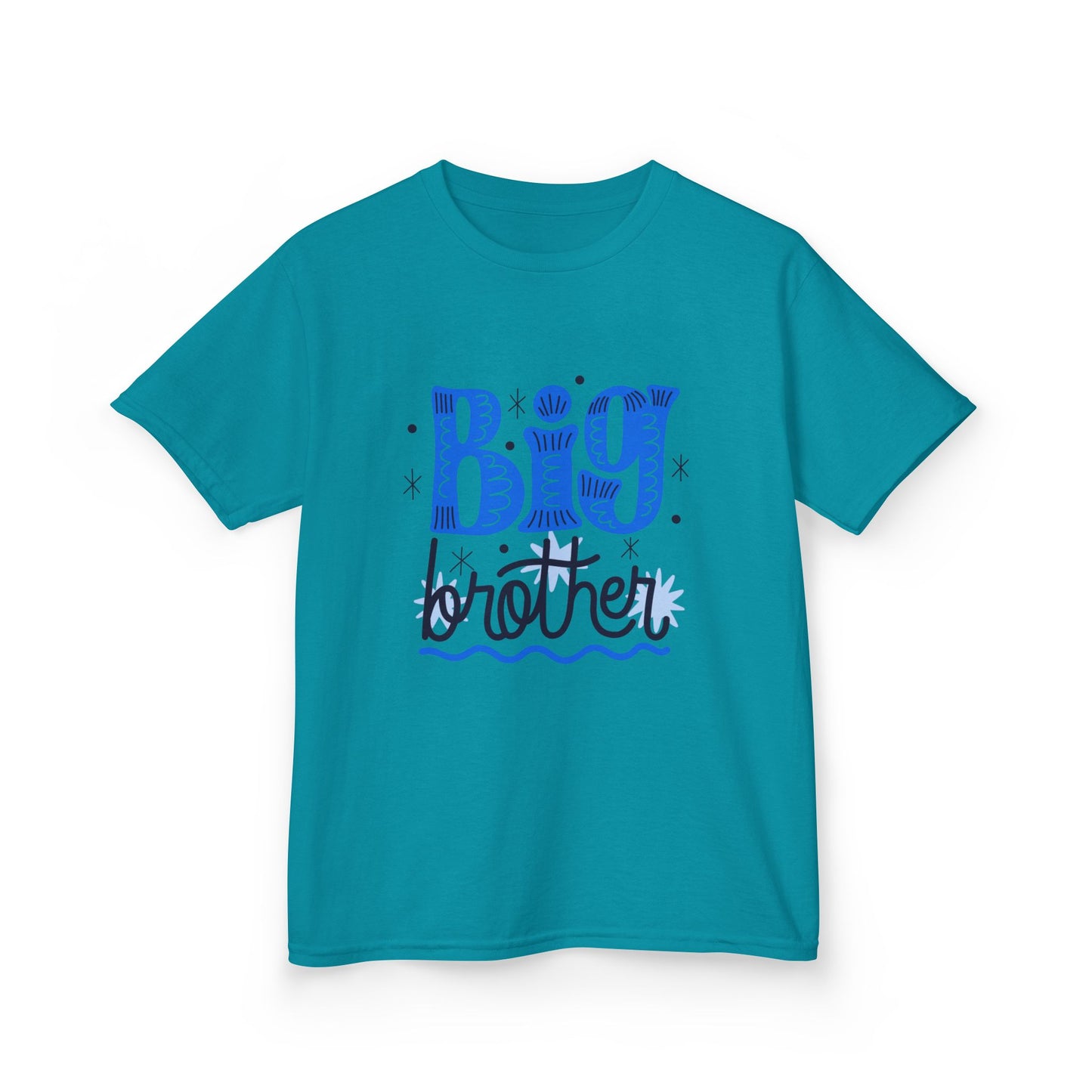 Big Brother Kids Heavy Cotton Tee - Fun & Cute Sibling Shirt