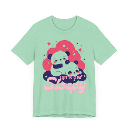 Cute Panda Sleepy Unisex Tee - Perfect for Cozy Days and Gift Giving