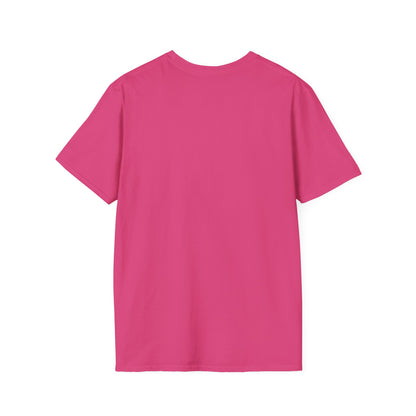 Cute Cartoon Cat Softstyle T-Shirt - Perfect for Pet Lovers