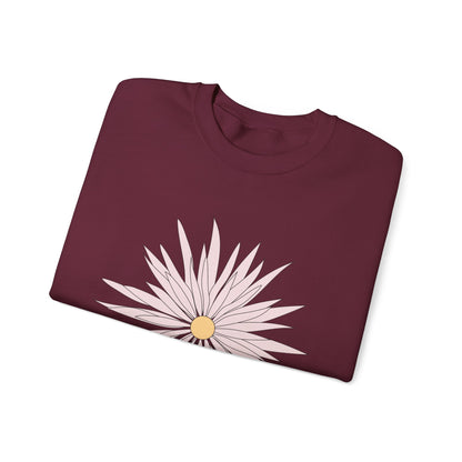 Floral Graphic Unisex Crewneck Sweatshirt - Cozy Comfort for Any Occasion