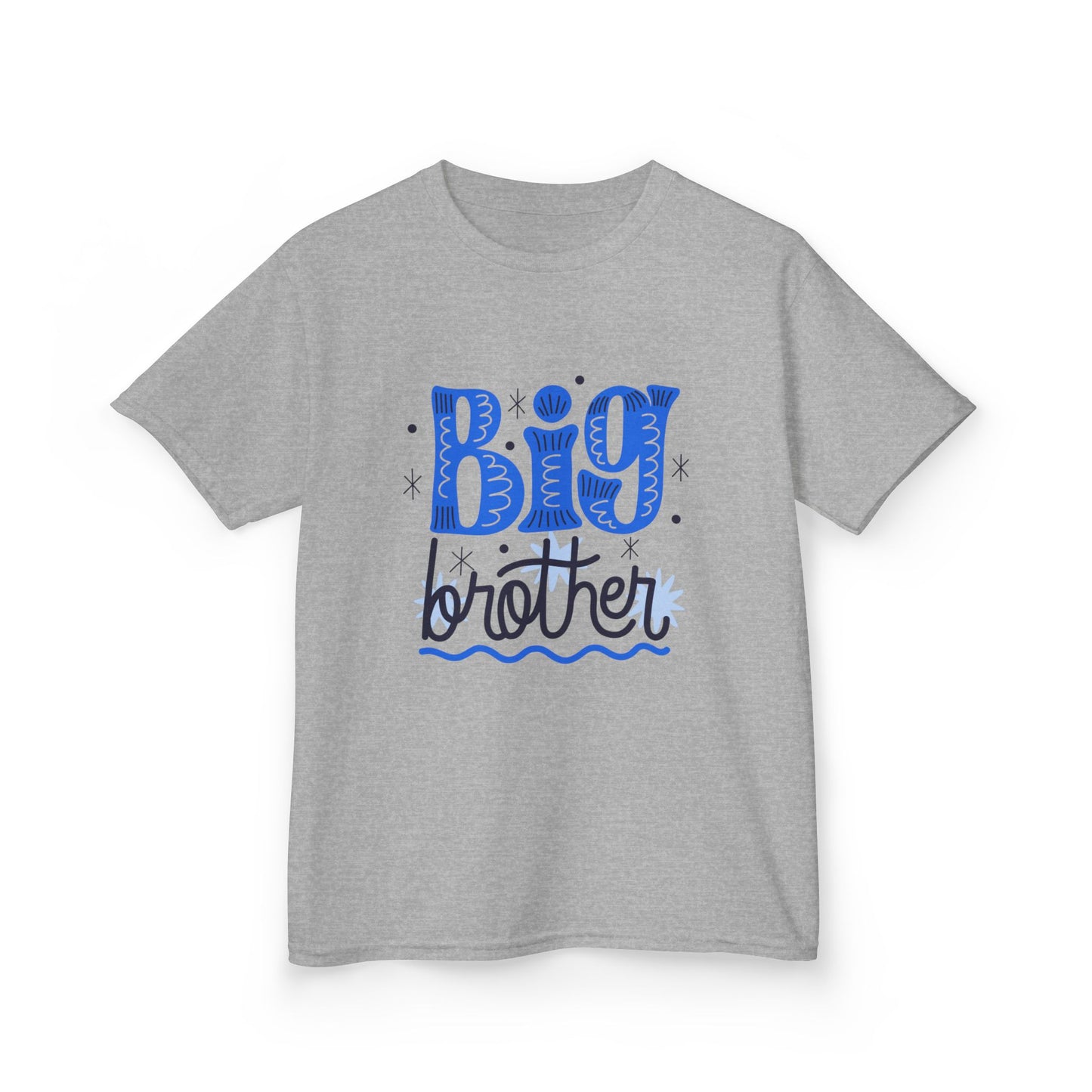 Big Brother Kids Heavy Cotton Tee - Fun & Cute Sibling Shirt