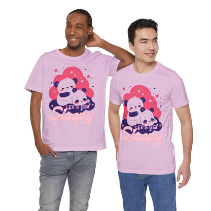 Cute Panda Sleepy Unisex Tee - Perfect for Cozy Days and Gift Giving