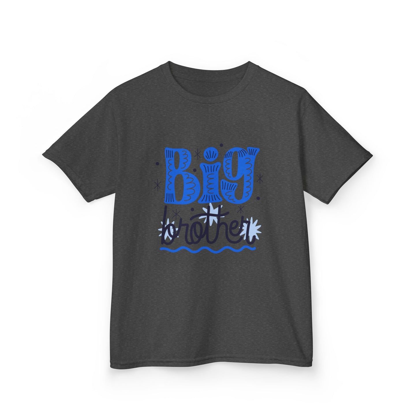 Big Brother Kids Heavy Cotton Tee - Fun & Cute Sibling Shirt
