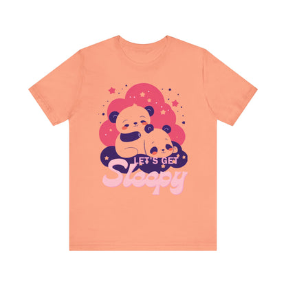 Cute Panda Sleepy Unisex Tee - Perfect for Cozy Days and Gift Giving