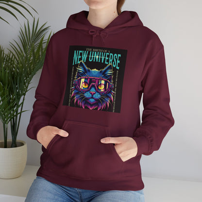 Cosmic Cat Hoodie - 'The Best of a New Universe'
