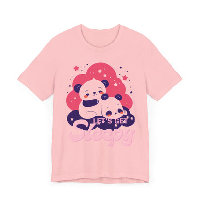 Cute Panda Sleepy Unisex Tee - Perfect for Cozy Days and Gift Giving