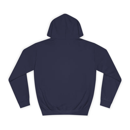 Unisex College Hoodie with Beach Sunset Print