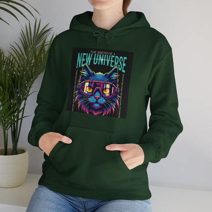 Cosmic Cat Hoodie - 'The Best of a New Universe'