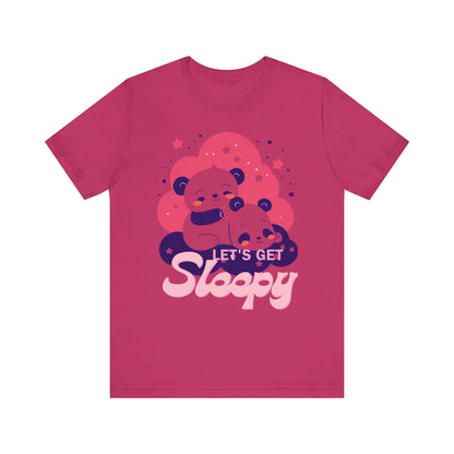 Cute Panda Sleepy Unisex Tee - Perfect for Cozy Days and Gift Giving