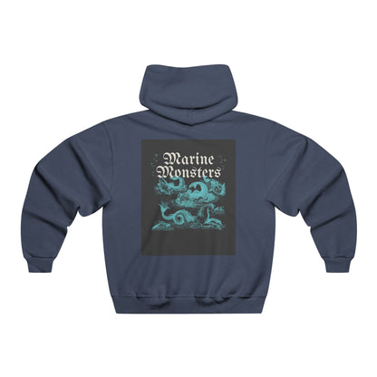 Men's Marine Monsters Graphic Hoodie - Cozy NUBLEND® Sweatshirt