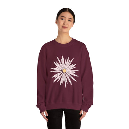 Floral Graphic Unisex Crewneck Sweatshirt - Cozy Comfort for Any Occasion