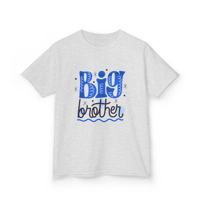 Big Brother Kids Heavy Cotton Tee - Fun & Cute Sibling Shirt