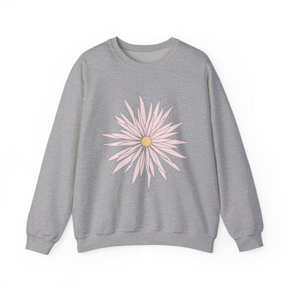 Floral Graphic Unisex Crewneck Sweatshirt - Cozy Comfort for Any Occasion