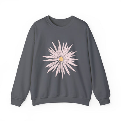Floral Graphic Unisex Crewneck Sweatshirt - Cozy Comfort for Any Occasion