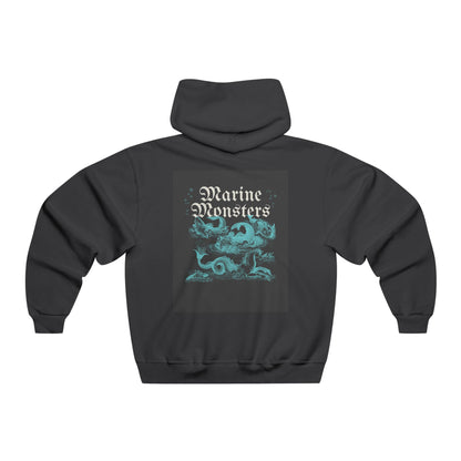 Men's Marine Monsters Graphic Hoodie - Cozy NUBLEND® Sweatshirt