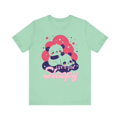 Cute Panda Sleepy Unisex Tee - Perfect for Cozy Days and Gift Giving