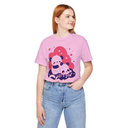 Cute Panda Sleepy Unisex Tee - Perfect for Cozy Days and Gift Giving