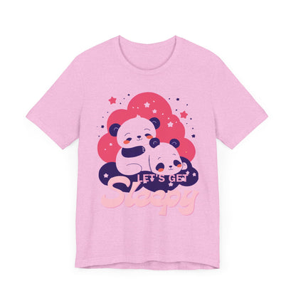 Cute Panda Sleepy Unisex Tee - Perfect for Cozy Days and Gift Giving
