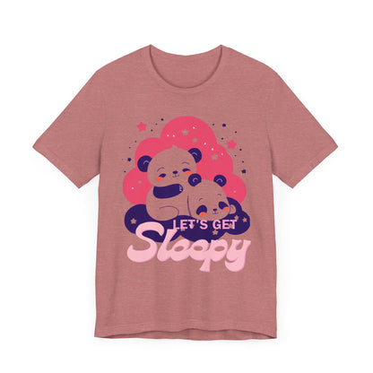 Cute Panda Sleepy Unisex Tee - Perfect for Cozy Days and Gift Giving