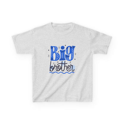 Big Brother Kids Heavy Cotton Tee - Fun & Cute Sibling Shirt