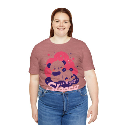 Cute Panda Sleepy Unisex Tee - Perfect for Cozy Days and Gift Giving