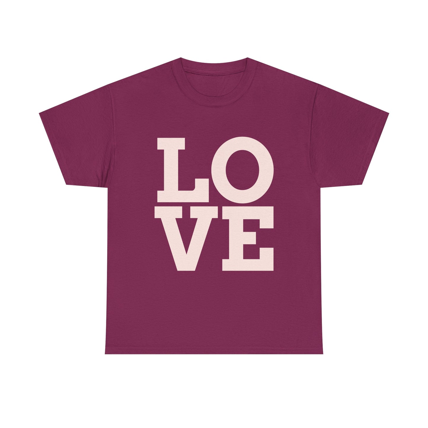Love Unisex Heavy Cotton Tee - Perfect for Celebrations and Everyday Wear