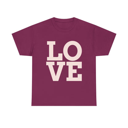Love Unisex Heavy Cotton Tee - Perfect for Celebrations and Everyday Wear