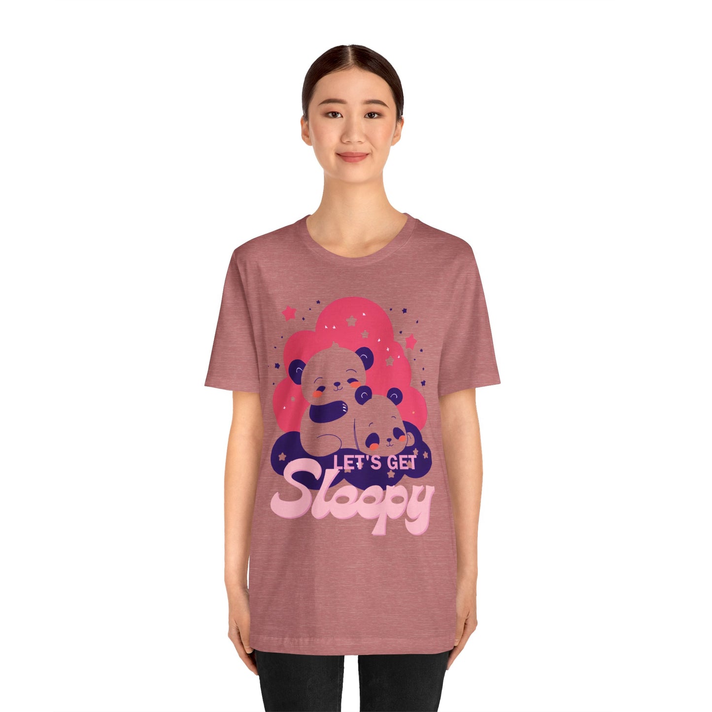 Cute Panda Sleepy Unisex Tee - Perfect for Cozy Days and Gift Giving