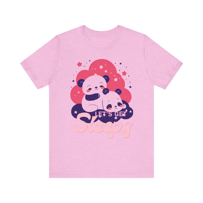 Cute Panda Sleepy Unisex Tee - Perfect for Cozy Days and Gift Giving