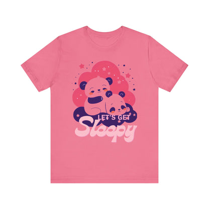 Cute Panda Sleepy Unisex Tee - Perfect for Cozy Days and Gift Giving