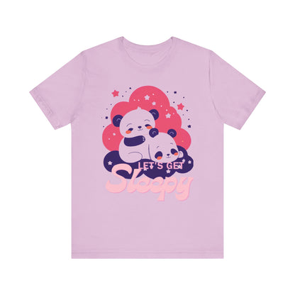 Cute Panda Sleepy Unisex Tee - Perfect for Cozy Days and Gift Giving