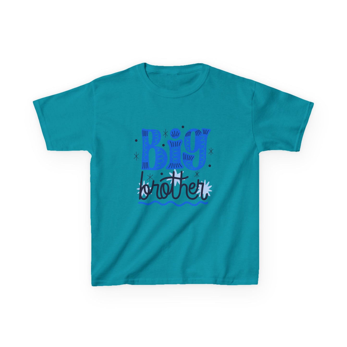 Big Brother Kids Heavy Cotton Tee - Fun & Cute Sibling Shirt