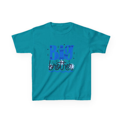 Big Brother Kids Heavy Cotton Tee - Fun & Cute Sibling Shirt