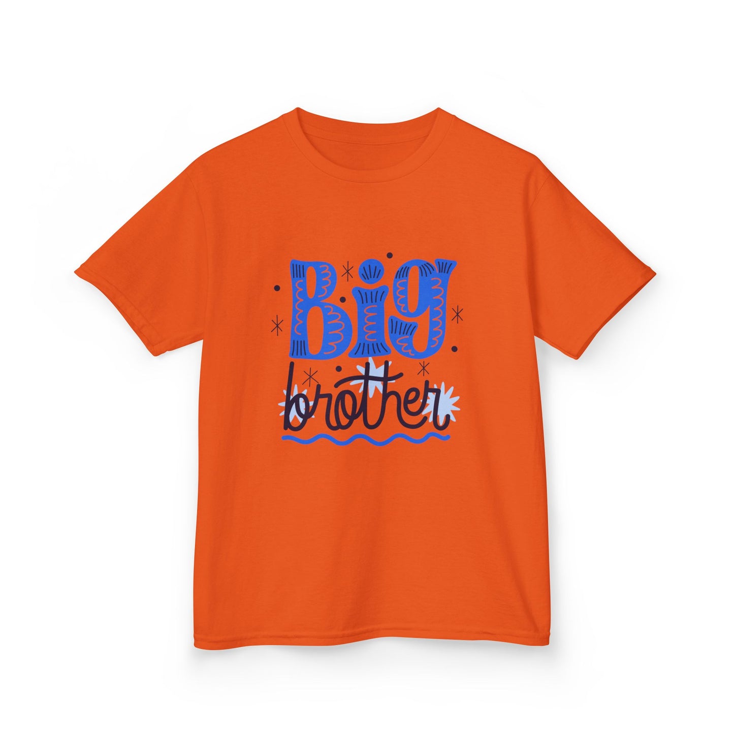 Big Brother Kids Heavy Cotton Tee - Fun & Cute Sibling Shirt