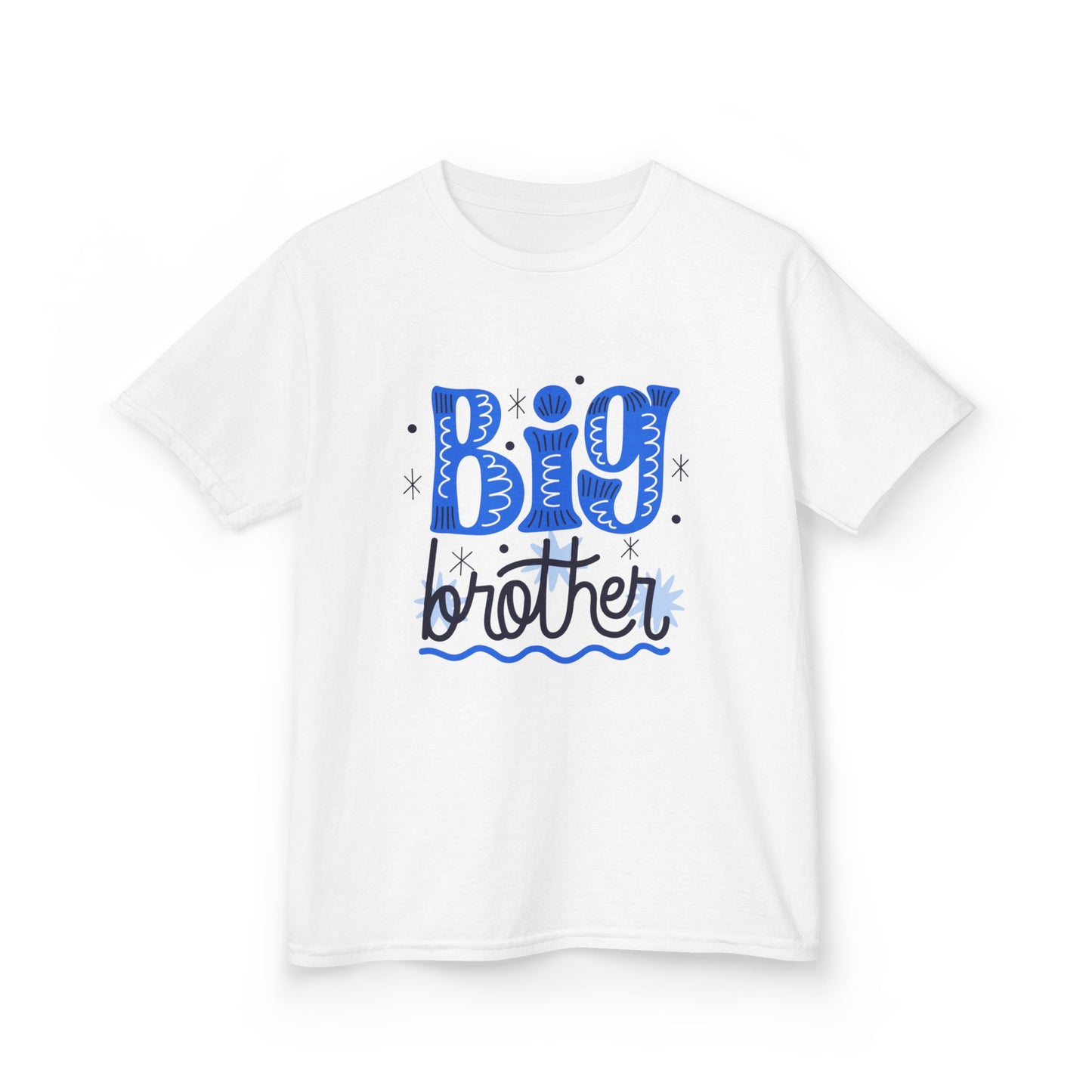 Big Brother Kids Heavy Cotton Tee - Fun & Cute Sibling Shirt
