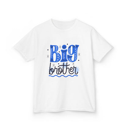 Big Brother Kids Heavy Cotton Tee - Fun & Cute Sibling Shirt
